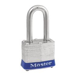 Master Lock 1-5/16 in. H X 1-9/16 in. W Steel 4-Pin Cylinder Exterior Padlock