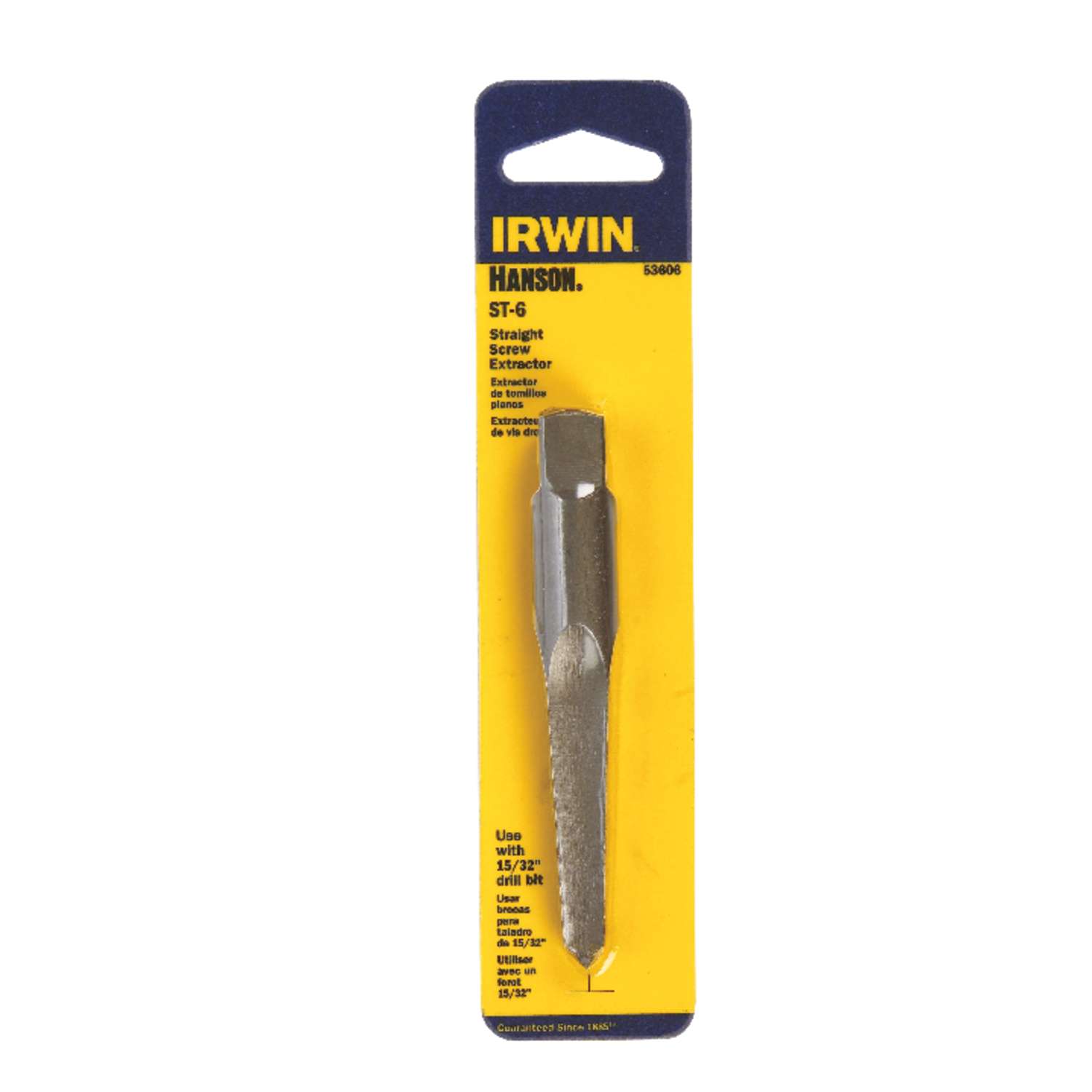 Irwin Hanson 15/32 in. x 15/32 in. Dia. Carbon Steel Straight Screw