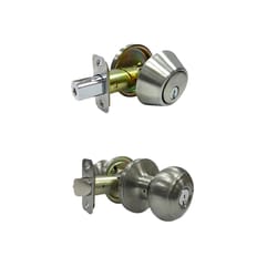 Faultless Fancy Mushroom Aged Bronze Entry Knob and Single Cylinder Deadbolt Right Handed Faultless Fancy Mushroom Aged Bronze Entry Knob and Single Cylinder Deadbolt Right Handed