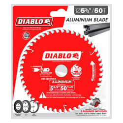 Diablo 5-3/8 in. D X 20 mm TiCo Hi-Density Carbide Circular Saw Blade 50 teeth 1 pk