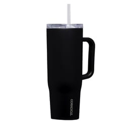 Corkcicle Cruiser 40 oz Matte Black Insulated Straw Tumbler