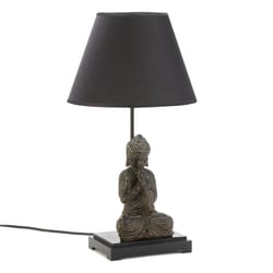 Gallery of Light Praying Buddha 24 in. Brown Table Lamp