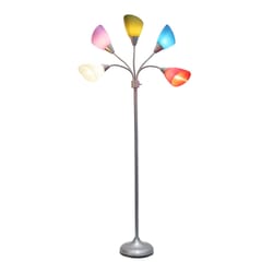 Simple Designs 67 in. Multicolor Floor Lamp