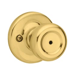 Kwikset Mobile Home Polished Brass Privacy Knob Right or Left Handed