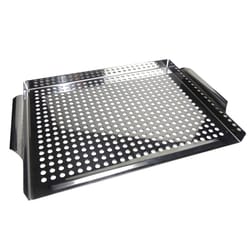 Bayou Classic Stainless Steel Flat Grill Topper 14 in. L X 11 in. W 1 pk