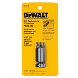 DeWalt Phillips #2 in. X 2 in. L Screwdriver Bit Heat-Treated Steel 3 pc