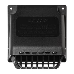Deflect-O 11 in. L X 4 in. D Black/Silver Aluminum/Plastic Dryer Vent Kit