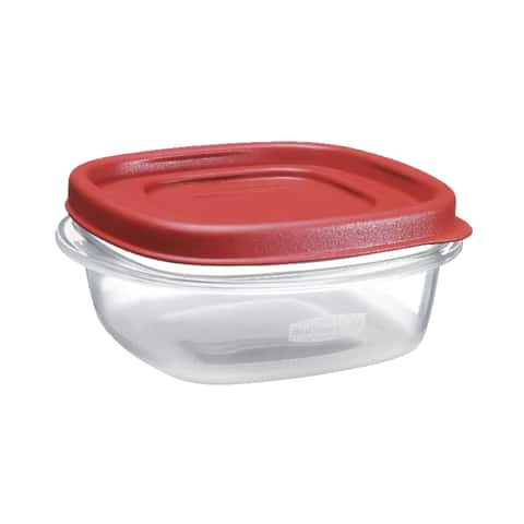 Rubbermaid 21 cups Clear/Red Food Storage Container 1 pk - Ace Hardware