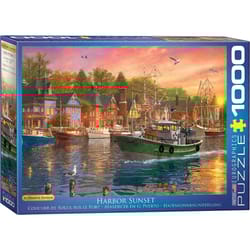 Eurographics Harbor Sunset Jigsaw Puzzle Multicolored 1000 pc