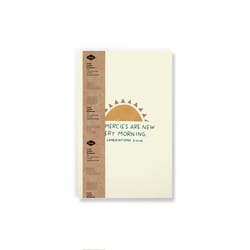 Denik 5 in. W X 8 in. L Sewn Bound Multicolored His Mercies Notebook