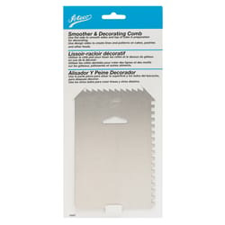 Ateco Silver Stainless Steel Smoothing and Dorating Comb