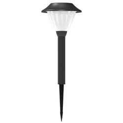 Living Accents Black/White Low Voltage 1.5 W LED Pathway Light 1 pk