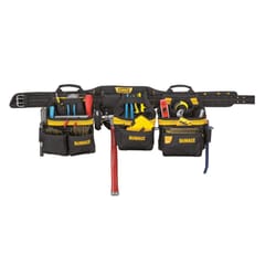 DeWALT Heavy Duty 31 pocket Polyester Combo Apron Black 1 pk