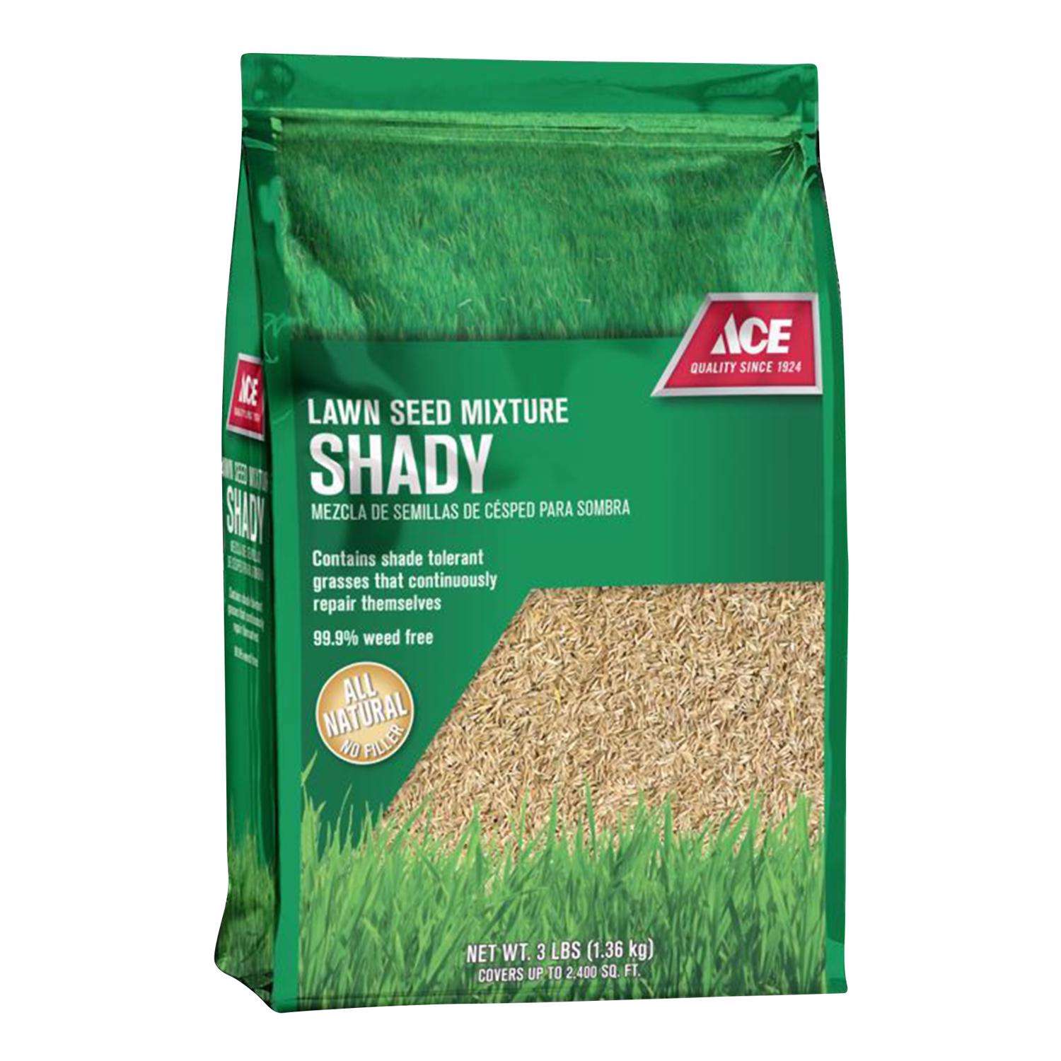 Ace Mixed Full Shade Grass Seed 3 Lb Ace Hardware