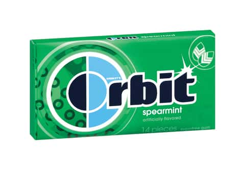 Orbit Gum Spearmint Sugar Free Chewing Gum - 30ct : Target