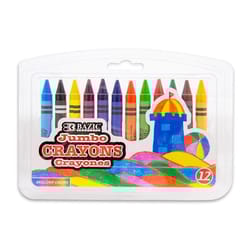 Bazic Products Jumbo Assorted Color Crayons 12 pk