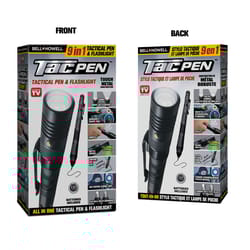 Bell + Howell Tac Pen Black Retractable Tactical Pen w/Flashlight 1 pk