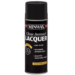 Minwax Semi-Gloss Clear Oil-Based Brushing Lacquer 12.25 oz