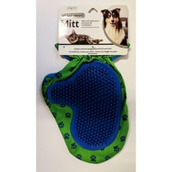 Items 4 U Pawrific Blue/Green Cat/Dog Cleaning Mitt 1 pk