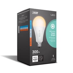 Feit A23 E26 (Medium) LED Bulb Adjustable White 300 Watt Equivalence 1 pk