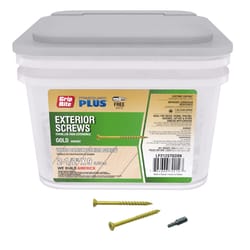 Grip-Rite PrimeGuard Plus No. 9 wire X 2-1/2 in. L Star Flat Head Deck Screws 25 lb