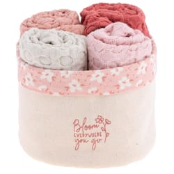 Karma Gifts Multicolored Cotton Bloom Dish Towel Set 4 pk