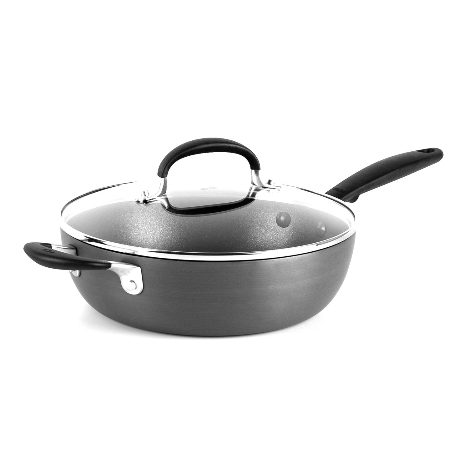 OXO Good Grips Anodized Aluminum Chef Pan 3 qt Gray Sansujyuku sansujyuku.com