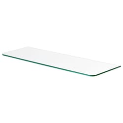 Dolle Glassline 0.31 in. H X 31.5 in. W X 9.8 in. D Clear Glass Shelf Board