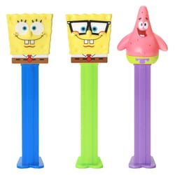 PEZ SpongeBob Assorted Candy and Dispenser 0.58 oz