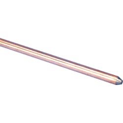 Erico 1/2 in. Copper-Bonded Steel Ground Rod 1 pk