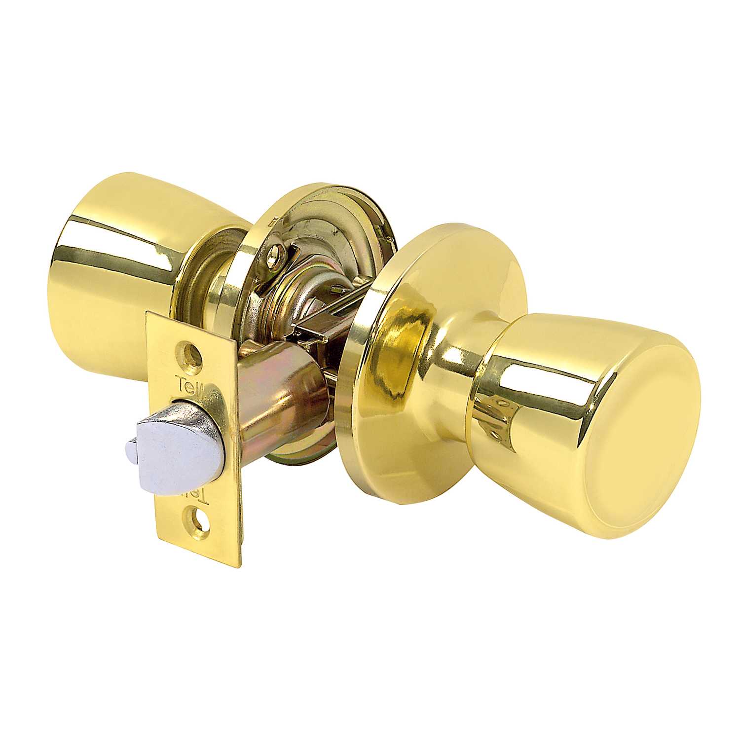 Tell Alton Bright Brass Steel Passage Door Knob 3 Right Or