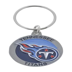 HILLMAN NFL Tempered Steel Silver Split Ring Keychain