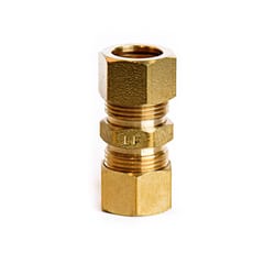 ATC 5/8 in. Compression 5/8 in. D Compression Yellow Brass Union