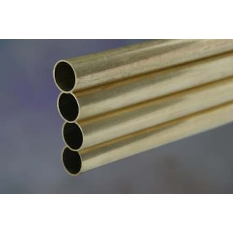 K&S 5/32 in. D X 36 in. L Round Brass Tube 1 pk K&S 5/32 in. D X 36 in. L Round Brass Tube 1 pk