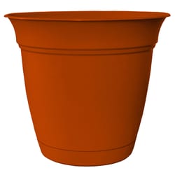 HC Companies Eclipse 14.5 in. H X 16 in. D Plastic Classic Planter Clay