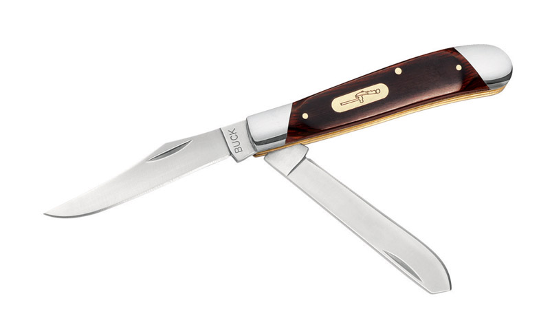 Photos - Other sporting goods BUCK Knives Brown 420J2 Stainless Steel 3.5 in. Pocket Knife 382BRW-5840 