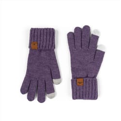 Britts Kntis One Size Fits Most Purple Cold Weather Gloves