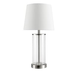 Globe Electric Maya 21 in. White Table Lamp