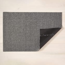 Chilewich 24 in. W X 36 in. L Gray Heathered Vinyl Utility Mat