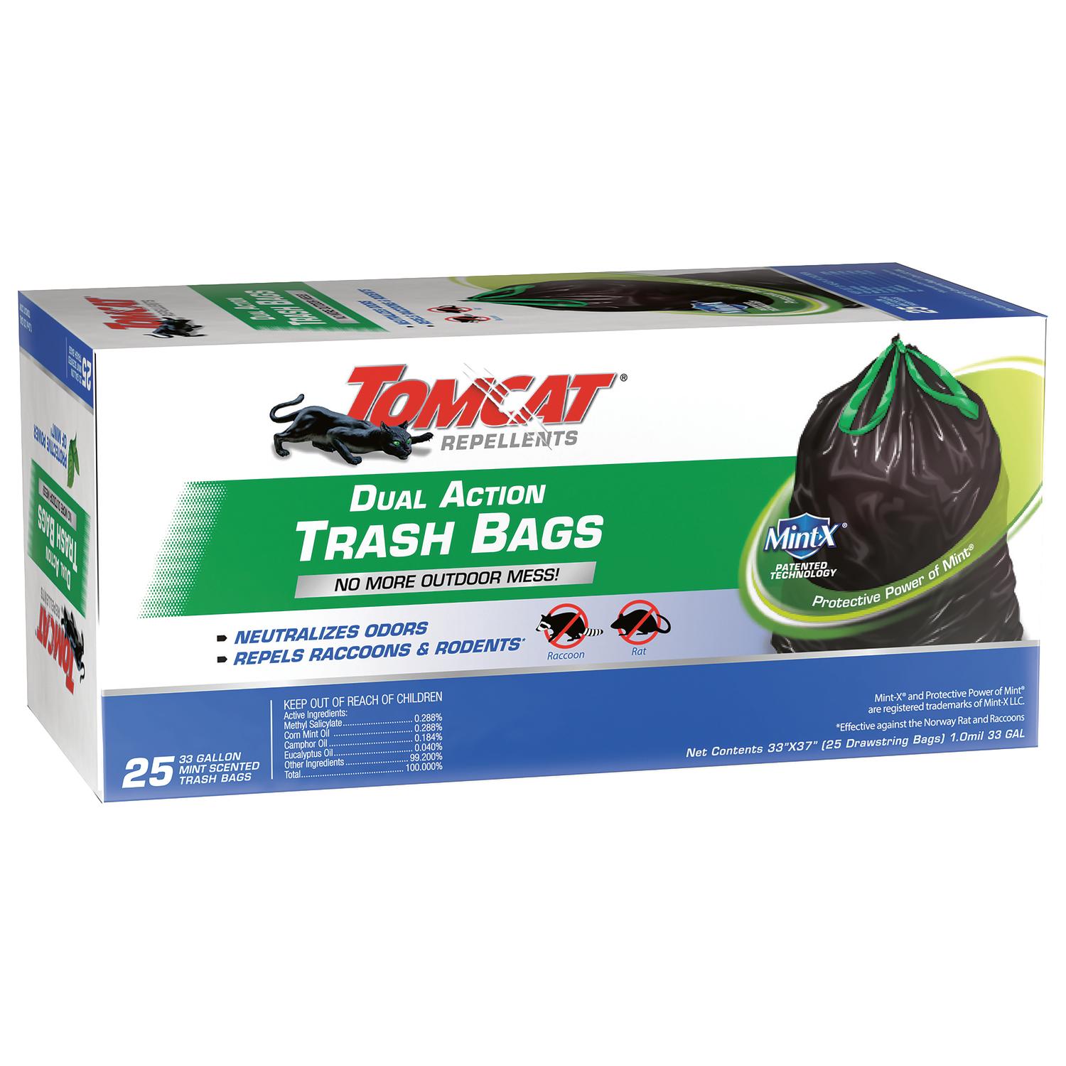 UPC 888603049196 product image for Tomcat Mint X 33 gal. Trash Bags Drawstring 25 pk Yes | upcitemdb.com