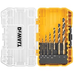 DeWalt Drill Bit Set Straight Shank 10 pc