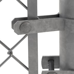 Yardlink 48 in. H Silver Metal Chain Link Fence Tension Bar