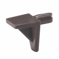 Onward 0.6 in. H X 0.39 in. W Brown Plastic Shelf Clips