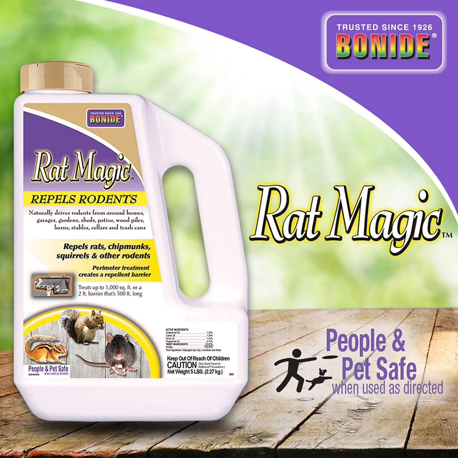 Mouse Magic Repellent - Natural Peppermint Mouse Repellent by Bonide