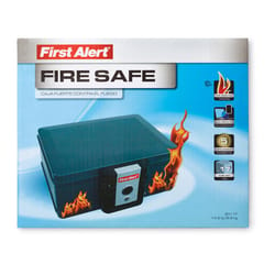 First Alert 0.17 cu ft Key Lock Blue Fireproof Safe