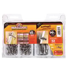 HILLMAN Walldog No. 10 Ga. X 1-1/4 in. L Phillips Pan Head Coarse Screw Kit