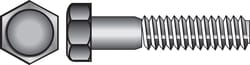 HILLMAN 5/8 in. D X 3-1/2 in. L Zinc Plated Steel Hex Bolt 25 pk