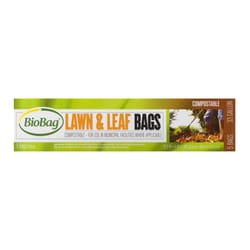 BioBag 33 gal Lawn & Leaf Bags Flat Top 5 pk