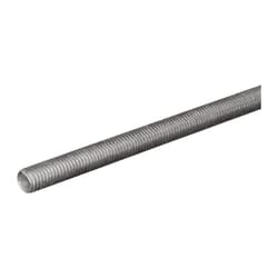SteelWorks 1/2 in. D X 12 in. L Zinc-Plated Steel Threaded Rod