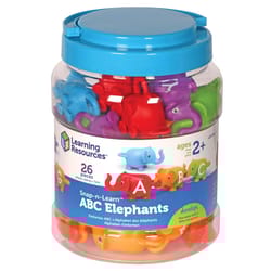 Learning Resources Snap-n-Learn ABC Elephants Assorted 26 pc